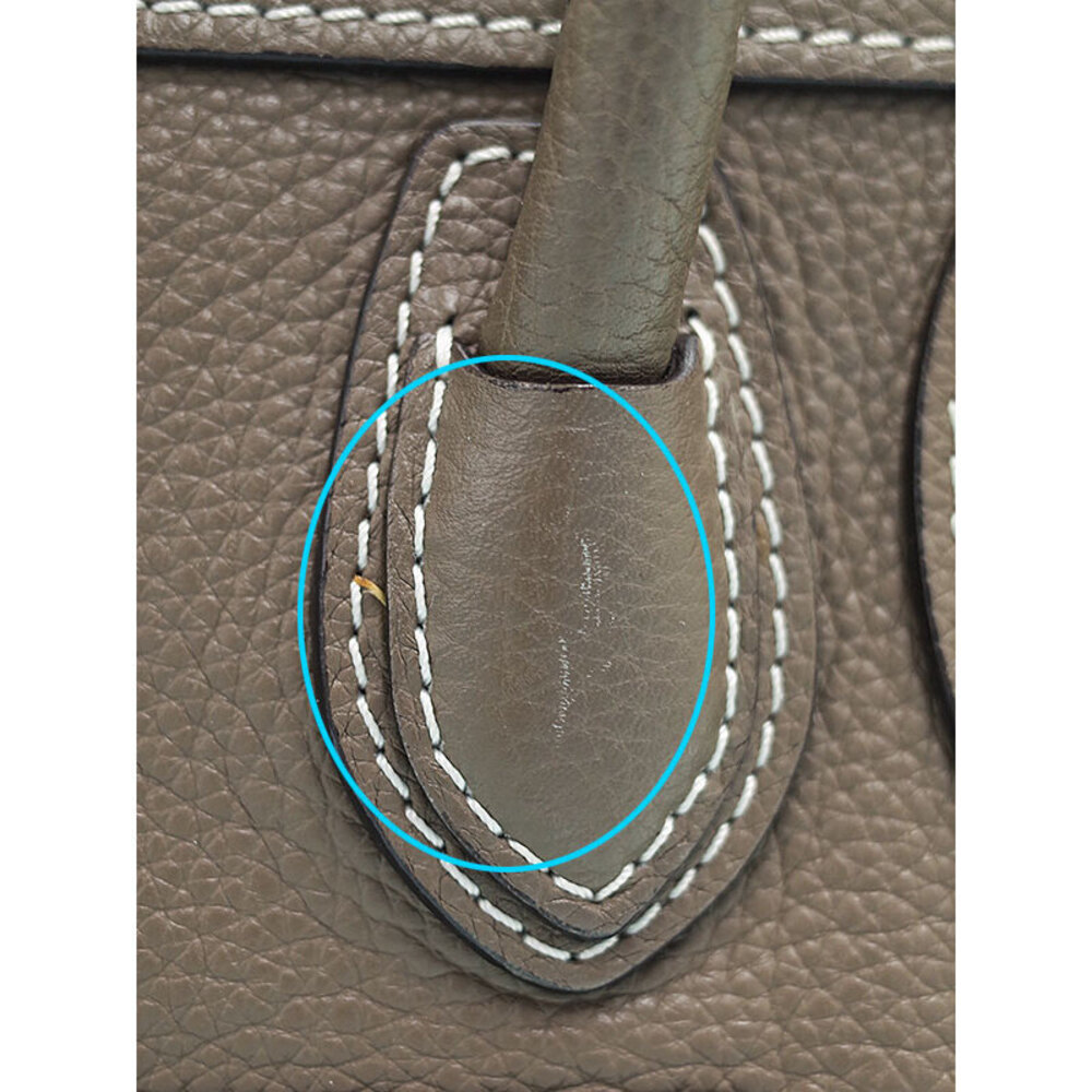 Celine Shopper Luggage Leather Shoulder Bag - Picture 4 of 5